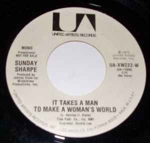 Sunday Sharpe - It Takes A Man To Make A Woman's World album cover
