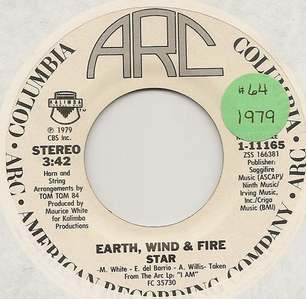 Earth, Wind & Fire – Star (1979, Vinyl) - Discogs