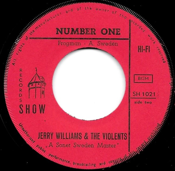 last ned album Jerry Williams & The Violents - Number One