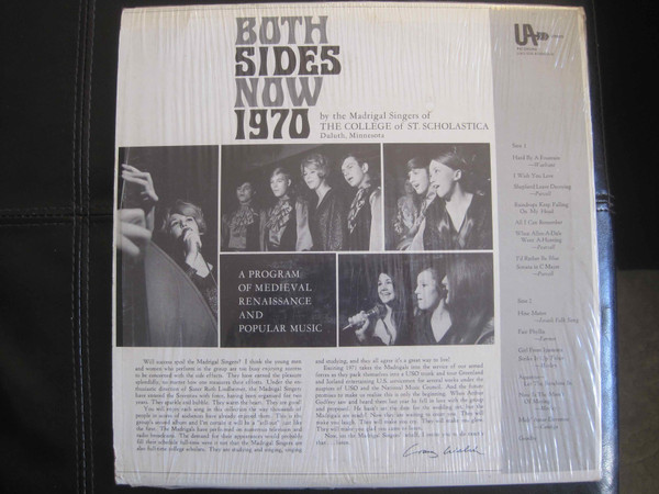 descargar álbum The Madrigal Singers Of The College Of St Scholastica - Both Sides Now 1970