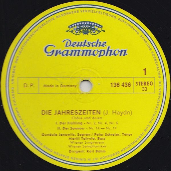 descargar álbum Joseph Haydn - Die Jahreszeiten Chöre Und Arien