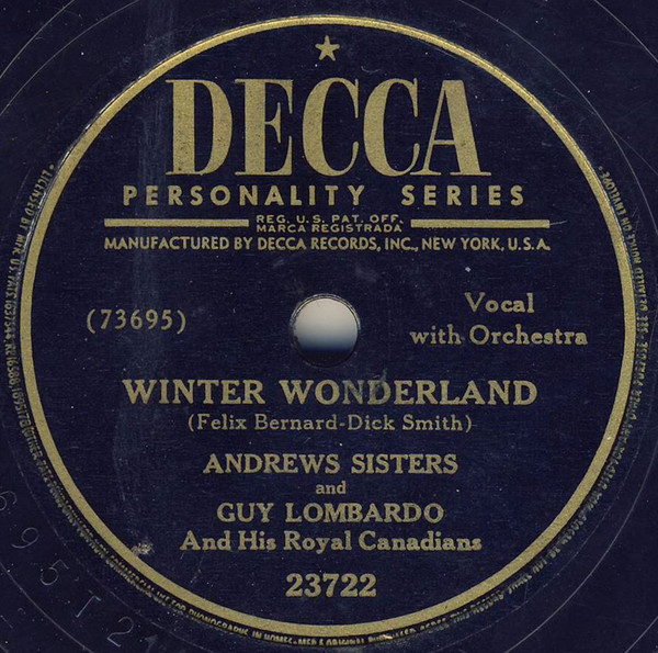 Andrews Sisters And Guy Lombardo And His Royal Canadians – Winter