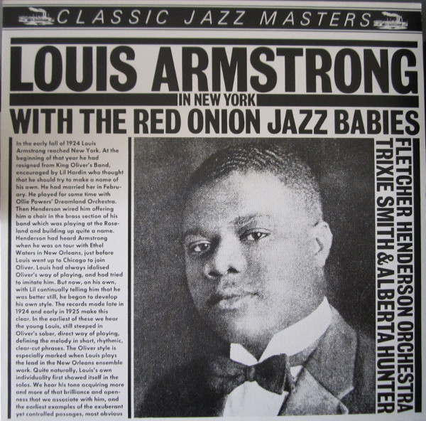 Louis Armstrong – Louis Armstrong In New York With The Red Onion