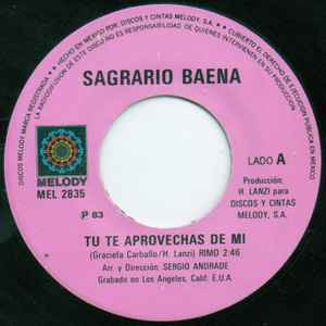 Sagrario Baena - Tu Te Aprovechas De Mi album cover