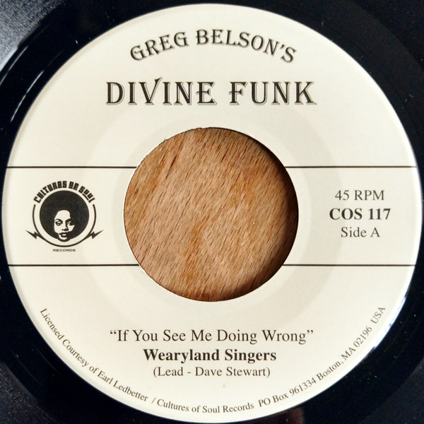 Greg Belson - Divine Funk | Cultures Of Soul Records (COS 116) - 4