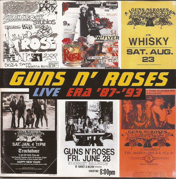 Guns N' Roses – Live Era '87-'93 (1999, CD) - Discogs