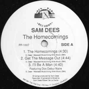 Sam Dees – Secret Admirer (1989, Vinyl) - Discogs