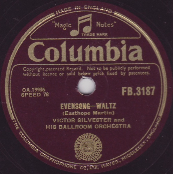 Album herunterladen Victor Silvester And His Ballroom Orchestra - I Begged Her Evensong