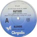 Rapture (The Man From Mars)、1980、Vinylのカバー