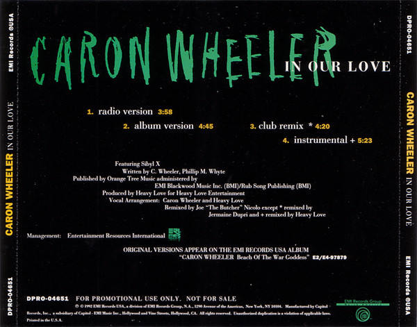 télécharger l'album Caron Wheeler - In Our Love