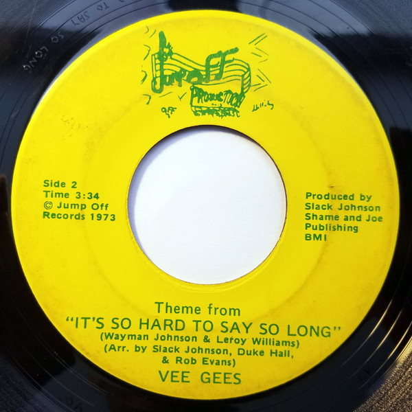 ladda ner album Vee Gees - Its Hard To Say So Long