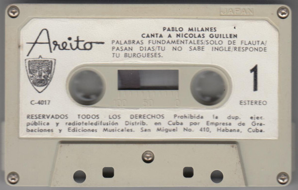 descargar álbum Pablo Milanés - Canta A Nicolas Guillén