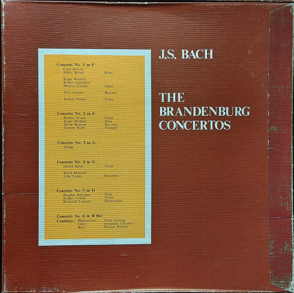 last ned album JS Bach, London Philharmonic Orchestra, Sir Adrian Boult - The Brandenburg Concertos