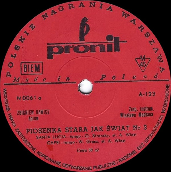 ladda ner album Download Zbigniew Rawicz - Piosenka Stara Jak Świat Nr 3 album