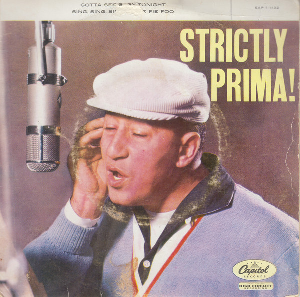 Louis Prima - Strictly Prima! - MONO - vinyl record album LP