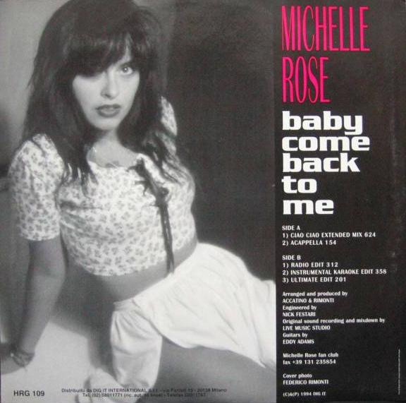 ladda ner album Download Michelle Rose - Baby come back to me album