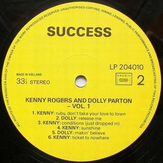 lataa albumi Kenny Rogers & Dolly Parton - Vol 1