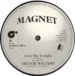 Trevor Walters - Love Me Tonight / Dub Me Tonight album cover