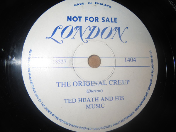 Ted Heath And His Music – The Original Creep (1953, Vinyl) - Discogs