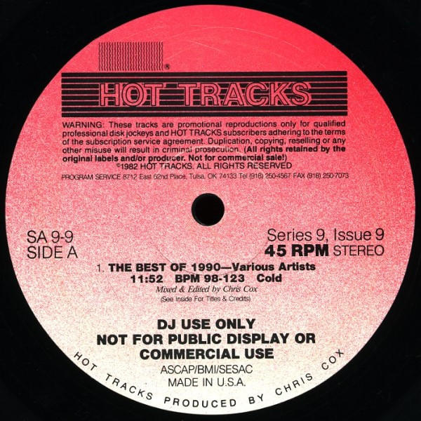 Hot Tracks -Series 9, Issue 9 (2x12")