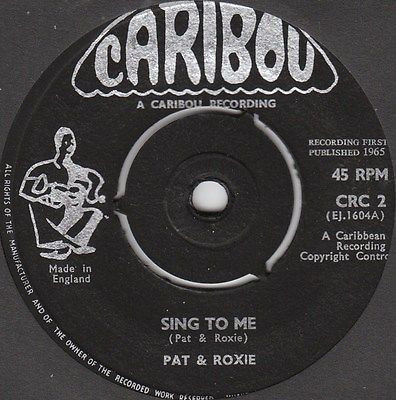 Pat & Roxie – Sing To Me / Things I Used To Do (1965, Vinyl) - Discogs