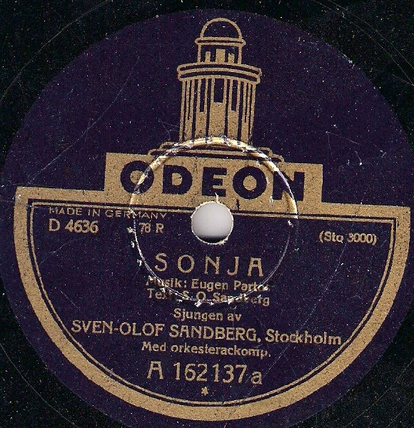 last ned album SvenOlof Sandberg - Sonja