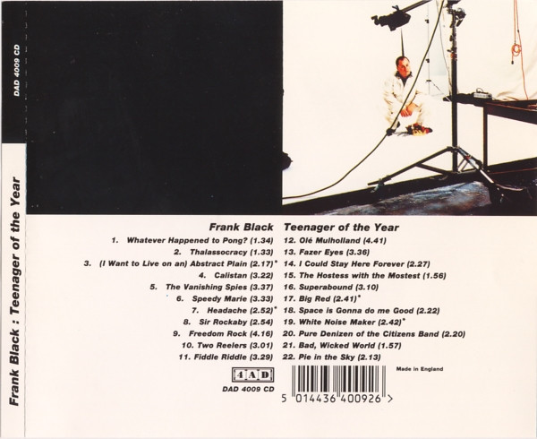 Frank Black – Teenager Of The Year (1994, CD) - Discogs