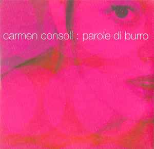 Carmen Consoli - Parole Di Burro album cover