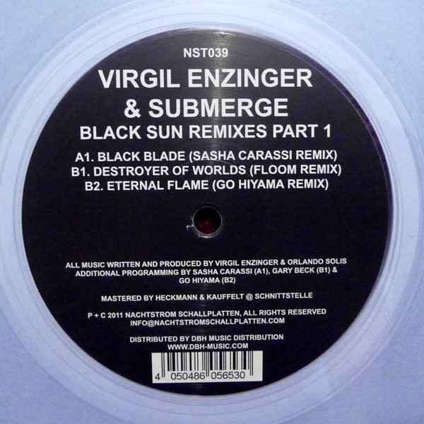 last ned album Virgil Enzinger & Submerge - Black Sun Remixes Part 1