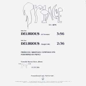 Prince - Delirious album cover