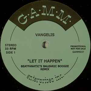 Vangelis - Let It Happen / Mekano album cover