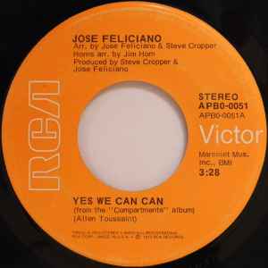 José Feliciano - Yes We Can Can / I'm Leavin' album cover
