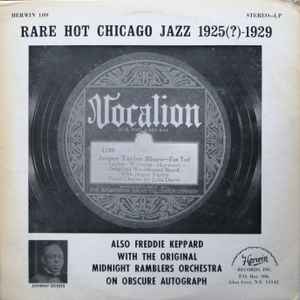 Various - Rare Hot Chicago Jazz 1925(?)-1929