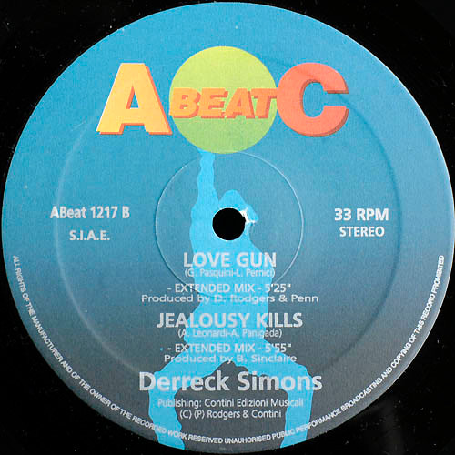 baixar álbum Derreck Simons - Keep On Dancing Mr Lady Love Gun Jealousy Kills