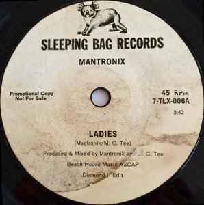 Mantronix - Ladies album cover