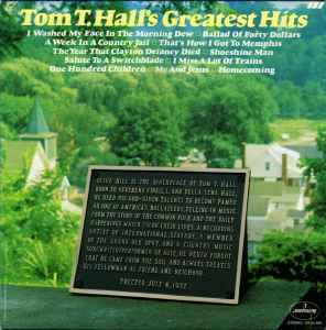 Tom T. Hall - Tom T. Hall's Greatest Hits album cover