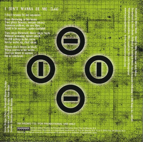 Type O Negative – I Don't Wanna Be Me (2003, Cardboard Sleeve, CD) - Discogs
