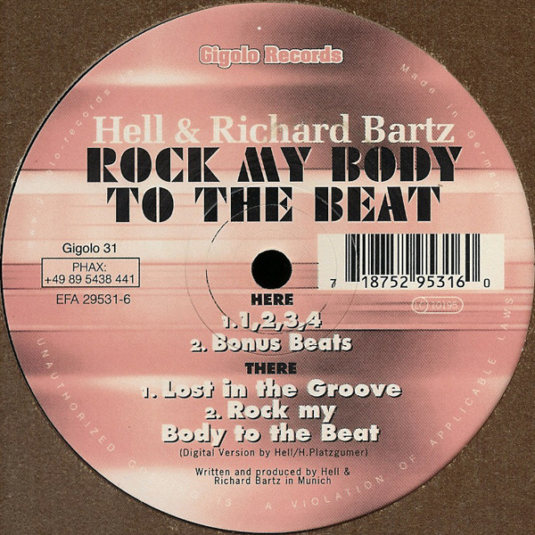 last ned album Hell & Richard Bartz - Rock My Body To The Beat