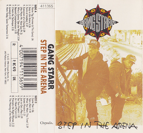 Gang Starr – Step In The Arena (1991, Cassette) - Discogs