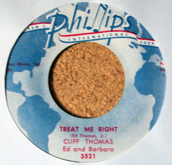 baixar álbum Cliff Thomas , Ed And Barbara - Treat Me Right Im On My Way Home