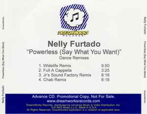 Nelly Furtado: Powerless - Say What You Want (Music Video 2003) - IMDb