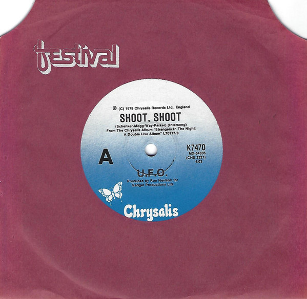 UFO – Shoot Shoot (1979, Clear, Vinyl) - Discogs