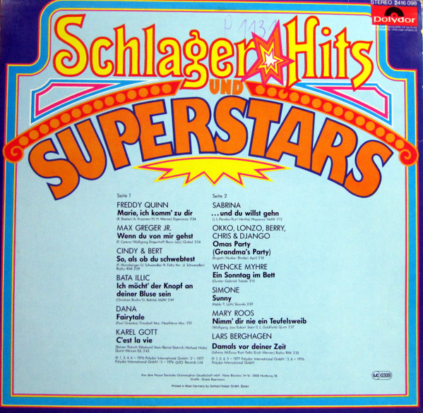 baixar álbum Various - Schlager Hits Und Superstars