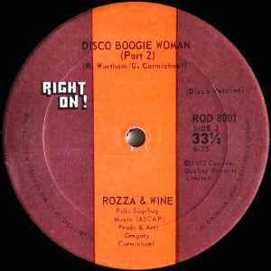 Disco Boogie Woman - Rozza & Wine
