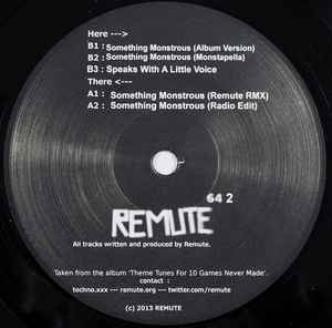 Remute - Something Monstrous album cover