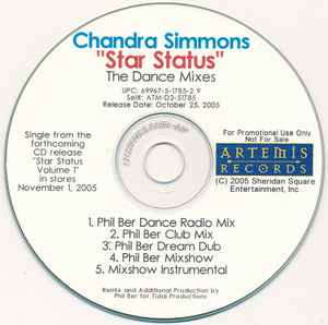 Chandra Simmons - Star Status: The Dance Mixes album cover