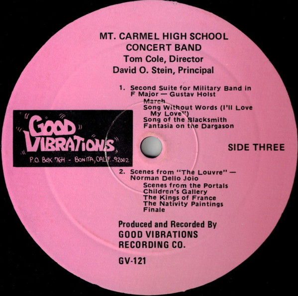 télécharger l'album Mt Carmel High School Concert And Marching Band - 1977 1978