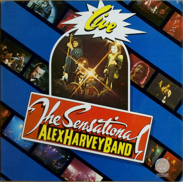 Обложка конверта виниловой пластинки The Sensational Alex Harvey Band - Live