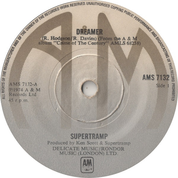 last ned album Supertramp - Dreamer