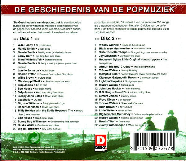 télécharger l'album Various - De Geschiedenis Van De Popmuzik Deel 1